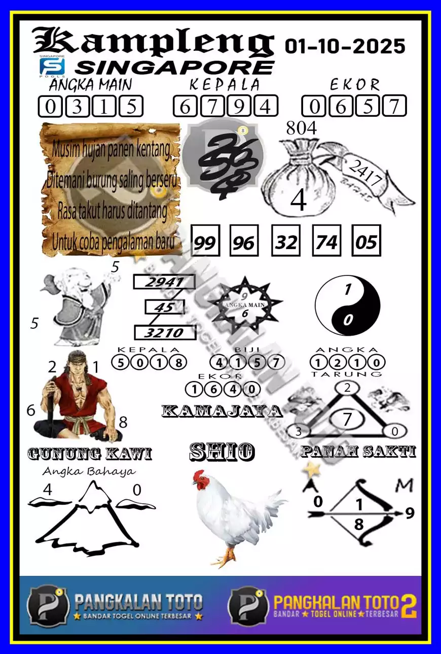 Forum Kode Syair SGP Opesia Toto Syair Singapore Hari Ini OpesiaToto(00)